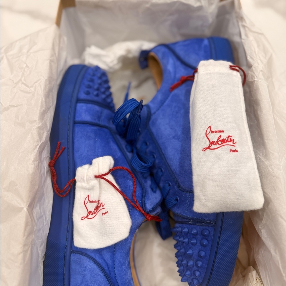 Christian Louboutin Blue Sneakers